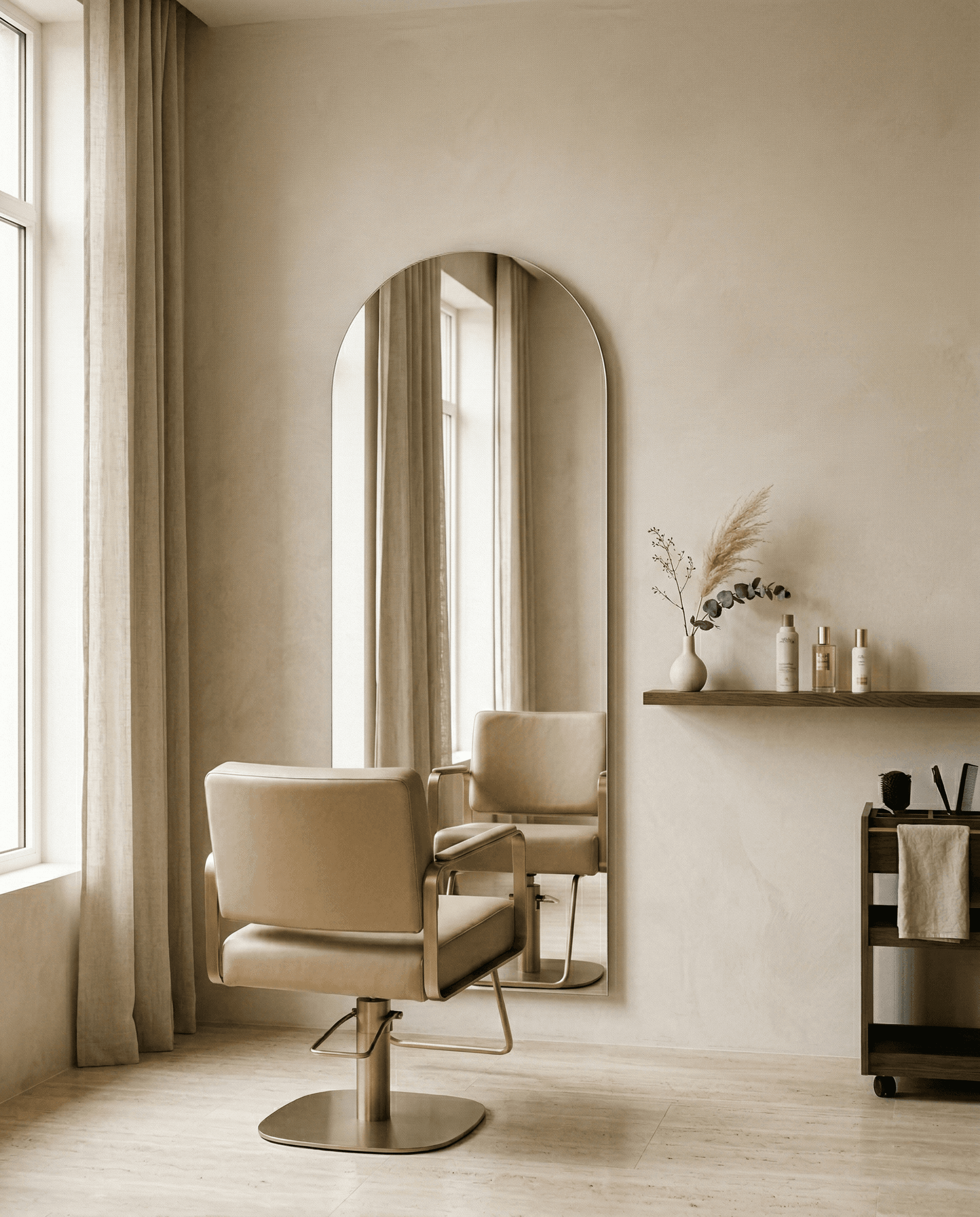 Luxury salon interior